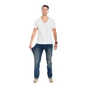 The Perfect Jean NYC Athletic Fit OG Stretch Jeans Cowboy Tinted 33W x 30L‎ NWT